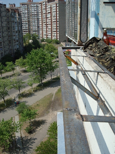 Вынос балкона в Киеве